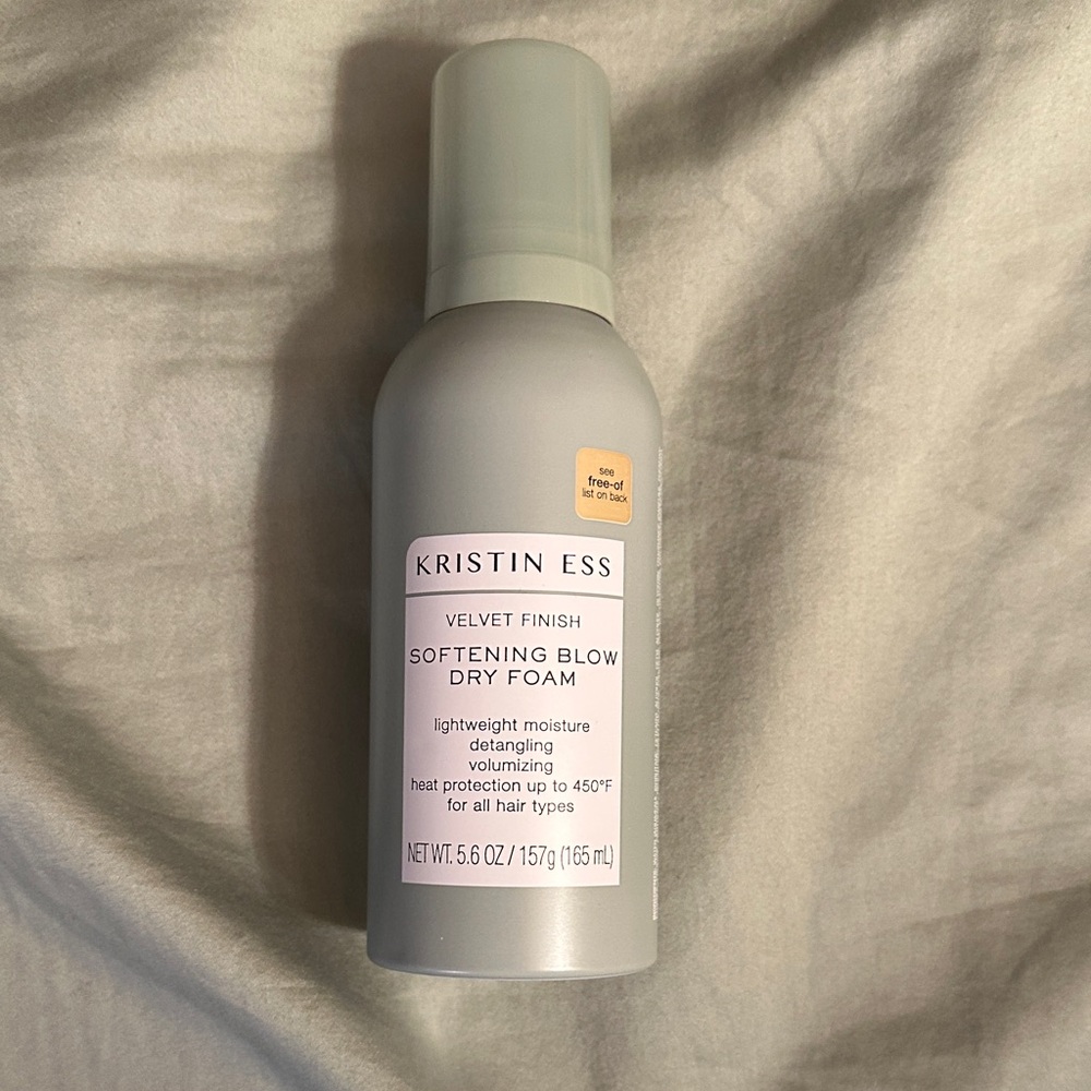 Velvet Finish Softening Blow Dry Foam - Light Gray Kristin Ess